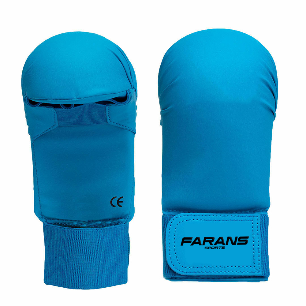 Lightweight Karate Mitts Blue