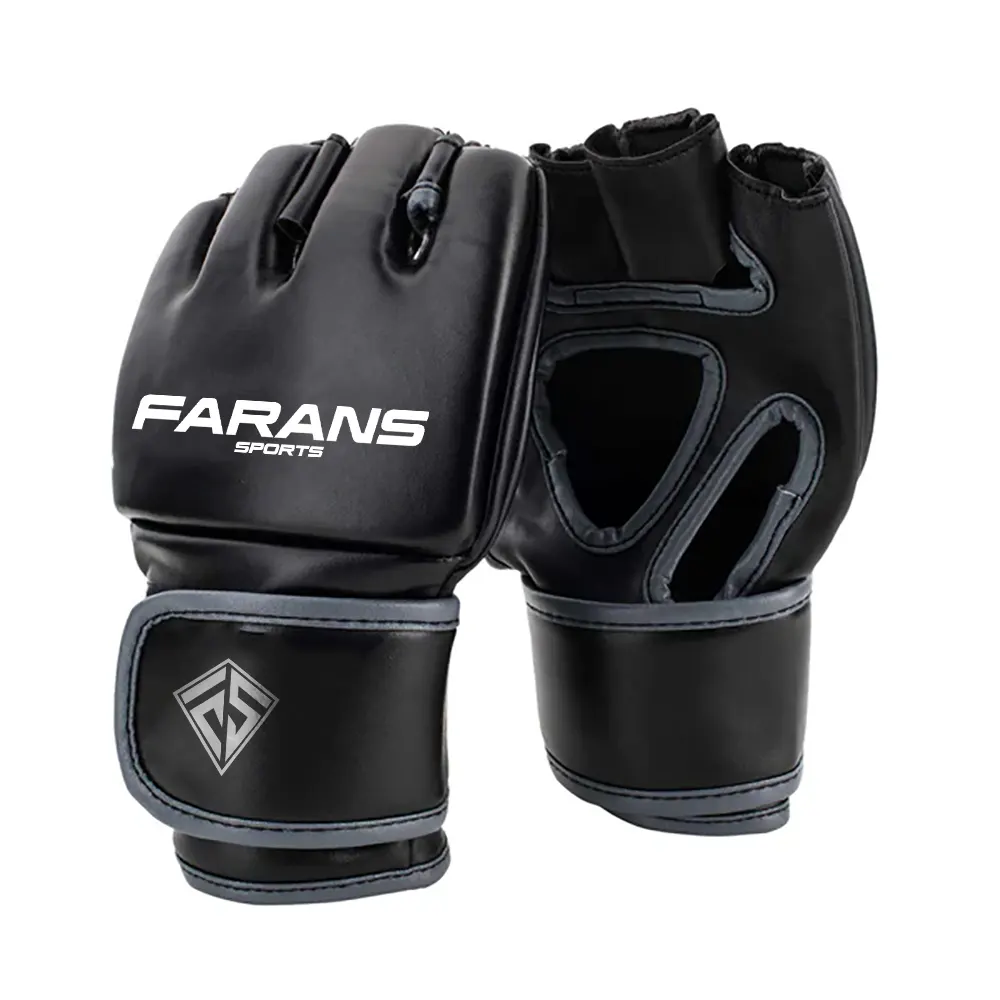 Farans Sports Grappling & Sparring Half Fingure  MMA Gloves