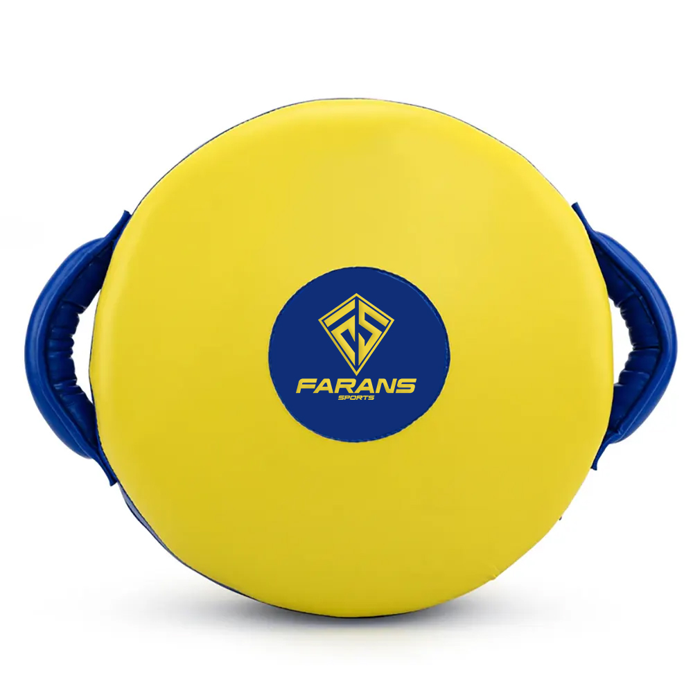 Round Punching Pad Yellow/Blue