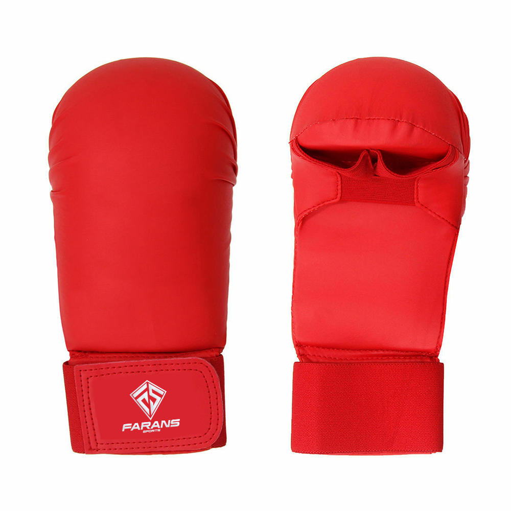 Lightweight Karate Mitts Red